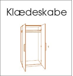 Klædeskabe